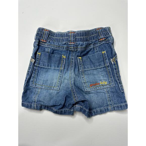 Osh Kosh b’Gosh Boys Girls Unisex size 8 Months Denim Jean Shorts - Picture 7 of 7